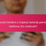 Najnoviji trendovi u trajanju baterije pametnih telefona: što očekivati?