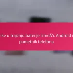 Razlike u trajanju baterije između Android i iOS pametnih telefona