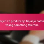 Savjeti za produženje trajanja baterije vašeg pametnog telefona
