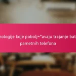 Tehnologije koje poboljšavaju trajanje baterije pametnih telefona
