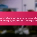 Usluge instalacije aplikacija na pametne telefone u Hrvatskoj: cijene, trajanje i vrste aplikacija