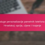 Usluge personalizacije pametnih telefona u Hrvatskoj: opcije, cijene i trajanje
